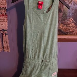 Nike Mint Green Sleeveless Jumpsuit